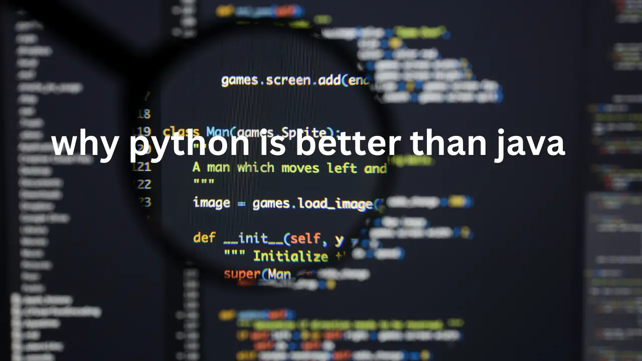 why python is better than java