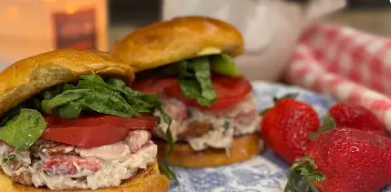 Strawberry Chicken Salad Sandwich