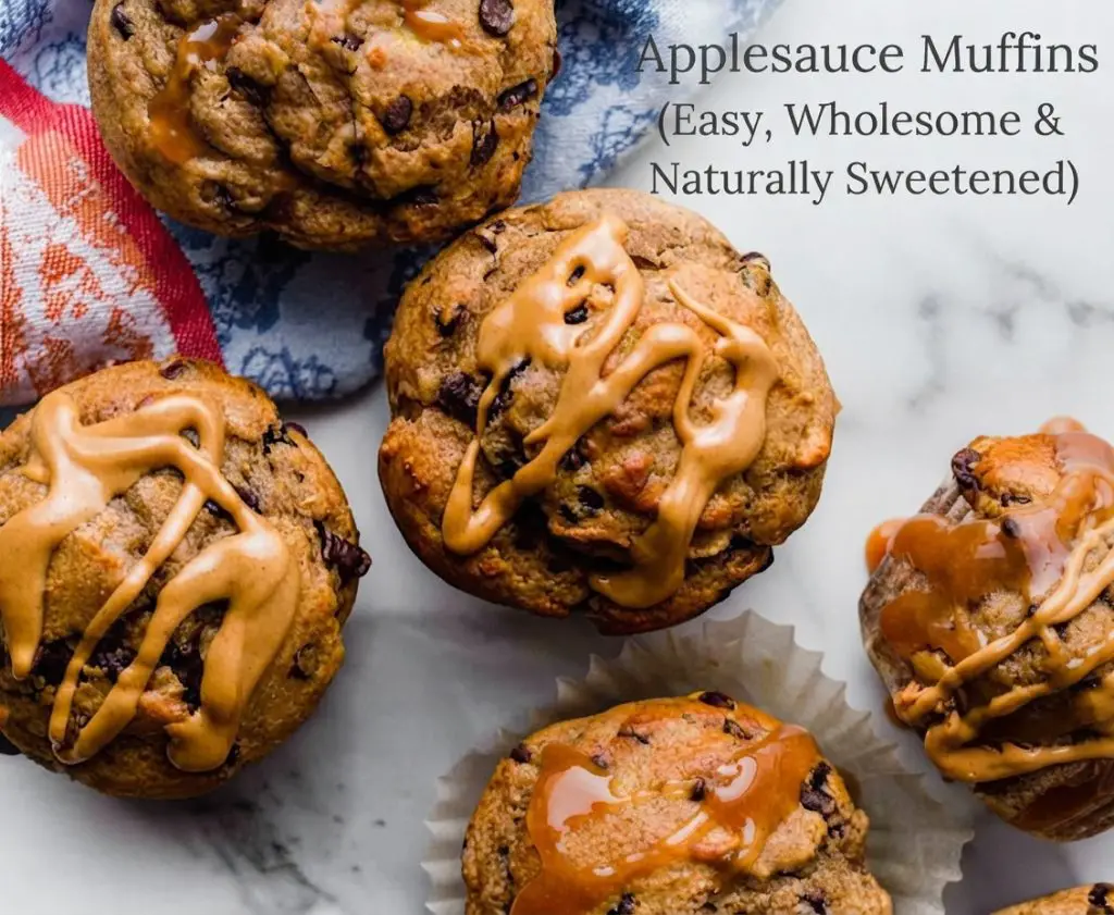 Applesauce Muffins (Easy, Wholesome & Naturally Sweetened)