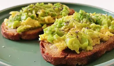 Diabetics' Quick Avocado Toast