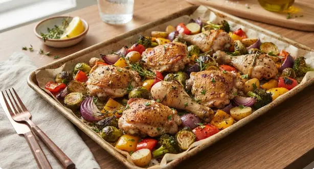 Sheet-Pan Chicken and Veggies