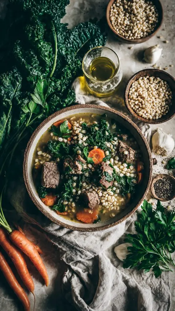 Diabetic-Friendly Beef and Barley Soup