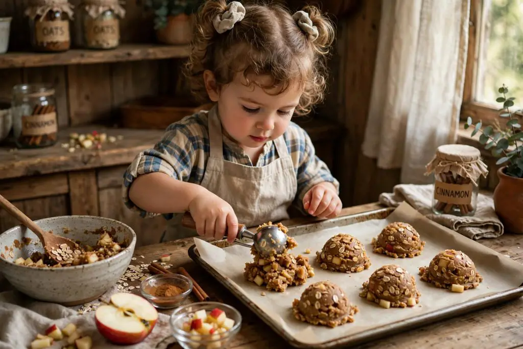 Nutritious Apple Cinnamon Toddler Cookies