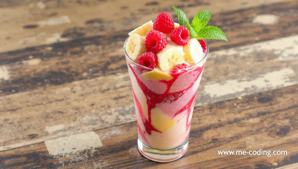 Raspberry-Banana Soft Serve Recipe