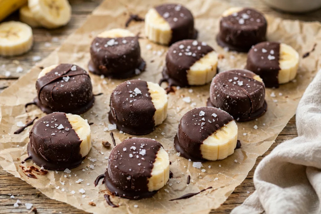 Frozen Banana Chocolate Bites – 2 Ingredients, No Added Sugar