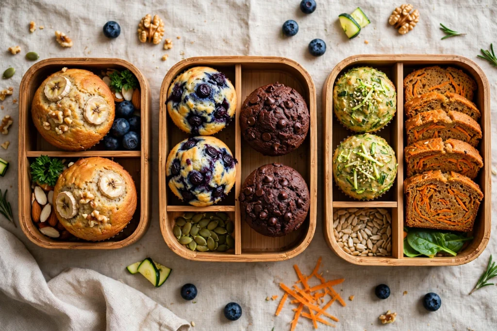 6+ Healthy Lunchbox Muffin & Bread Ideas