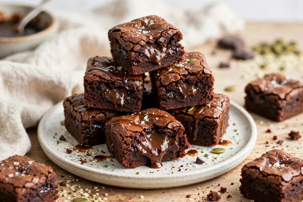 Fudgy Iron-Rich Chocolate Molasses Brownie Bites