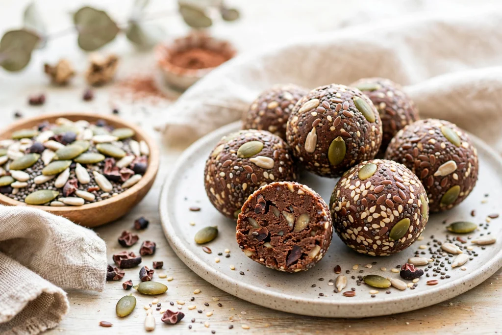 5 Nutrient-Packed Seed Energy Bites for Expecting Mothers