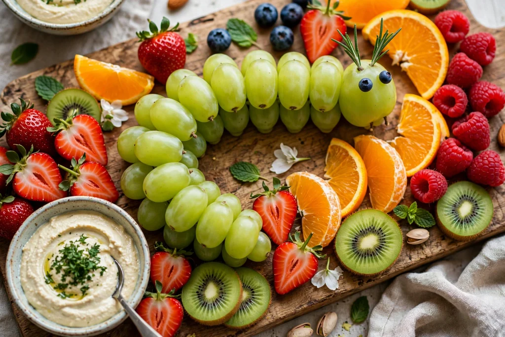 Last Minute Fruit Caterpillar Snack Kids Will Love