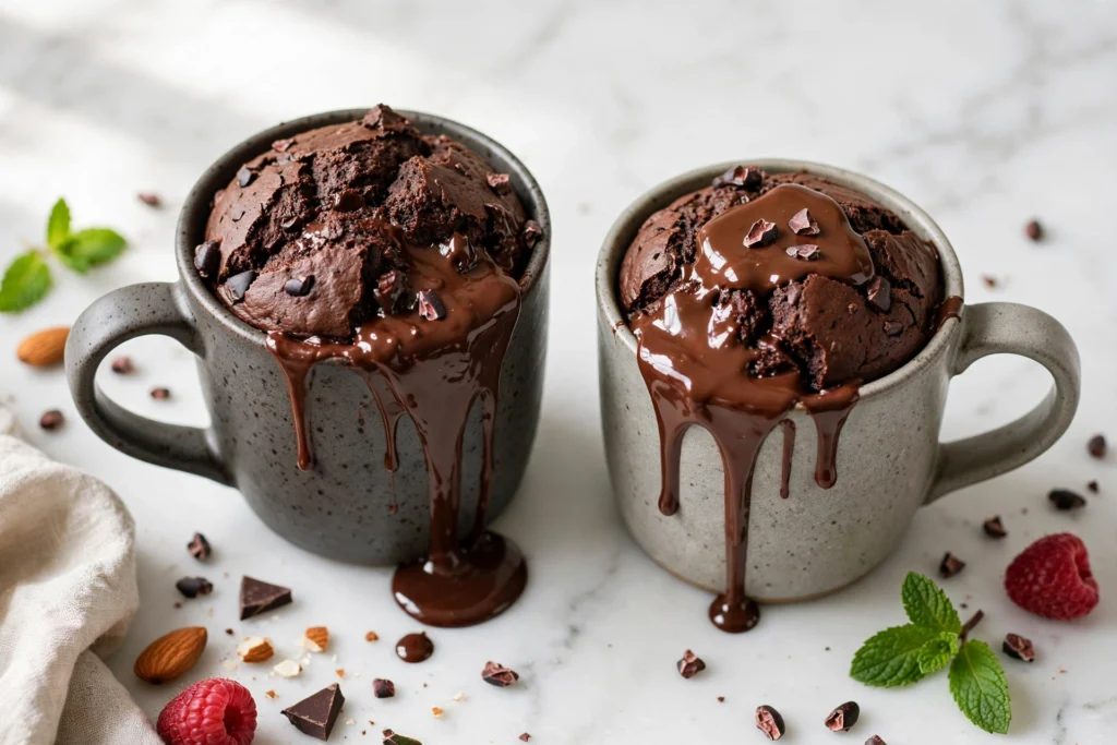 Keto Chocolate Mug Cakes Recipe